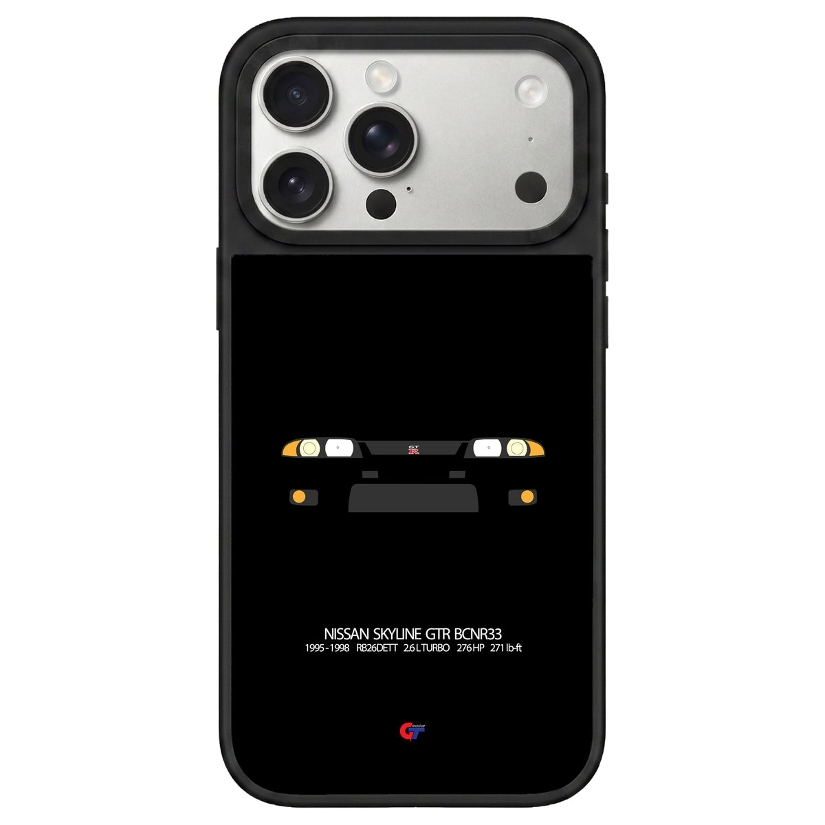 Nissan Skyline GTR BCNR33 iPhone Case-Black-GTmotive Cases