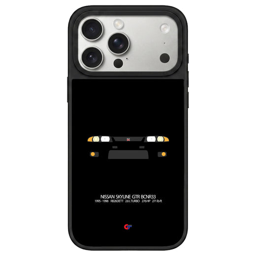 Nissan Skyline GTR BCNR33 iPhone Case-Black-GTmotive Cases