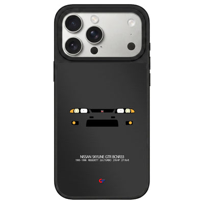 Nissan Skyline GTR BCNR33 iPhone Case-Gray-GTmotive Cases