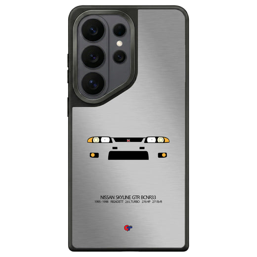 Nissan Skyline GTR BCNR33 Samsung Case-Silver-GTmotive Cases