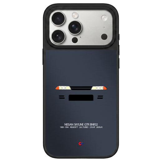 Nissan Skyline GTR BNR32 iPhone Case-Navy-GTmotive Cases