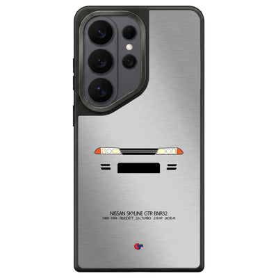 Nissan Skyline GTR BNR32 Samsung Case-Silver-GTmotive Cases