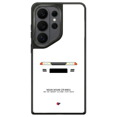 Nissan Skyline GTR BNR32 Samsung Case-White-GTmotive Cases