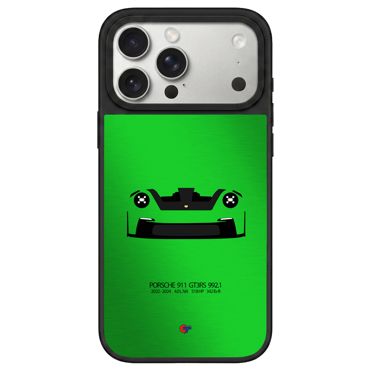 Porsche 911 GT3RS 992 iPhone Case-Green-GTmotive Cases