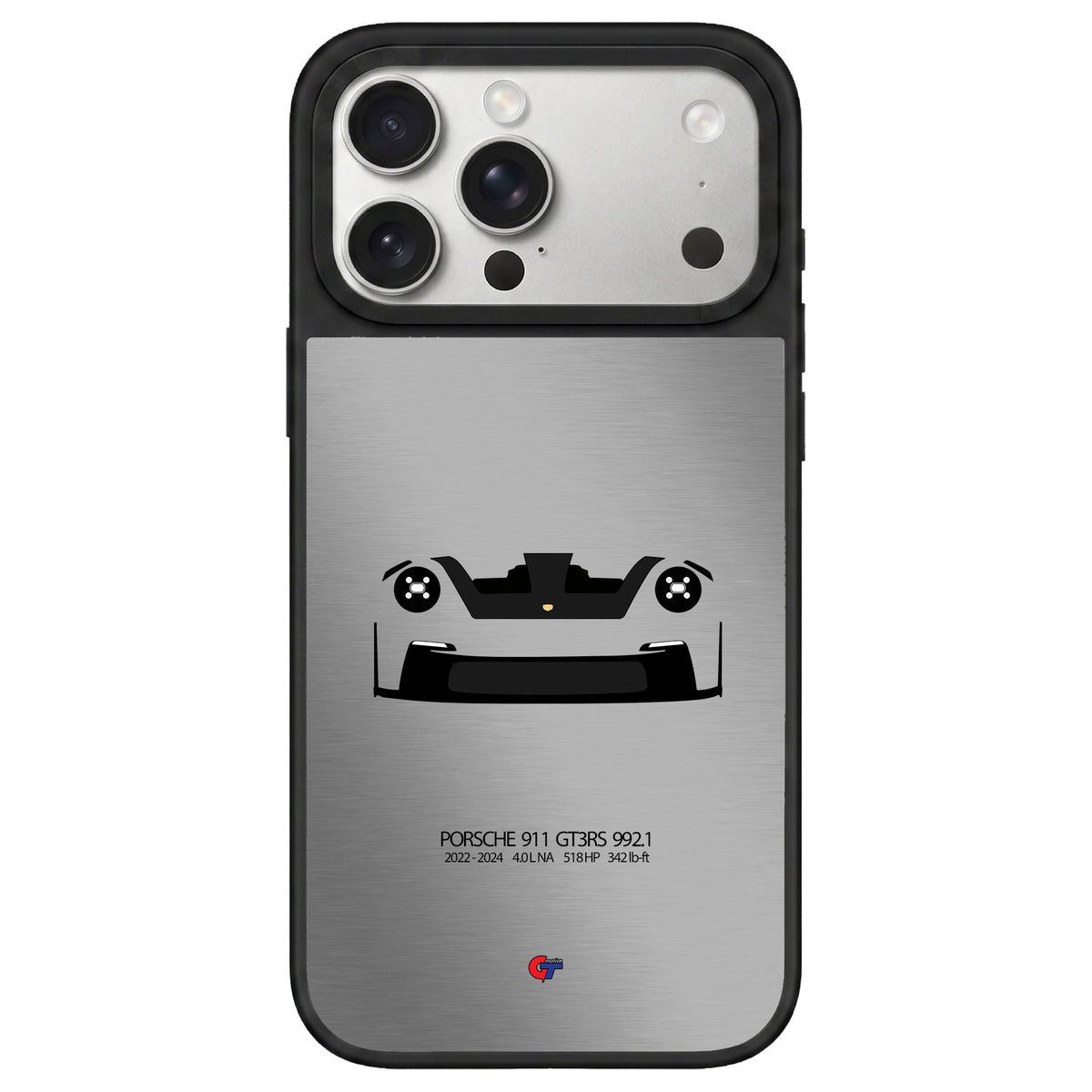 Porsche 911 GT3RS 992 iPhone Case-Silver-GTmotive Cases