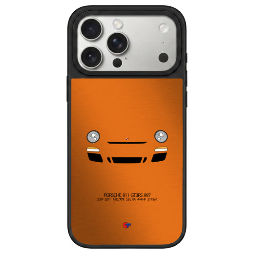 Porsche 911 GT3RS 997 iPhone Case-Orange-GTmotive Cases
