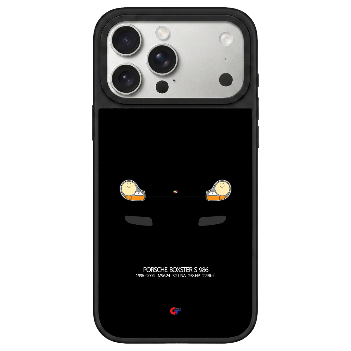 Porsche Boxster 986 iPhone Case-Black-GTmotive Cases