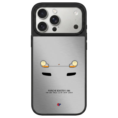 Porsche Boxster 986 iPhone Case-Silver-GTmotive Cases