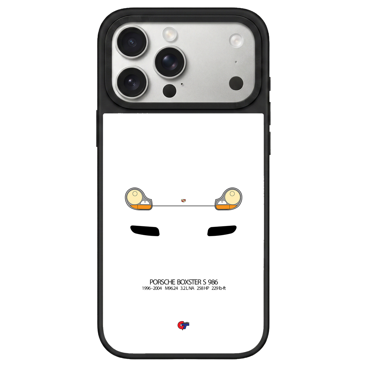 Porsche Boxster 986 iPhone Case-White-GTmotive Cases
