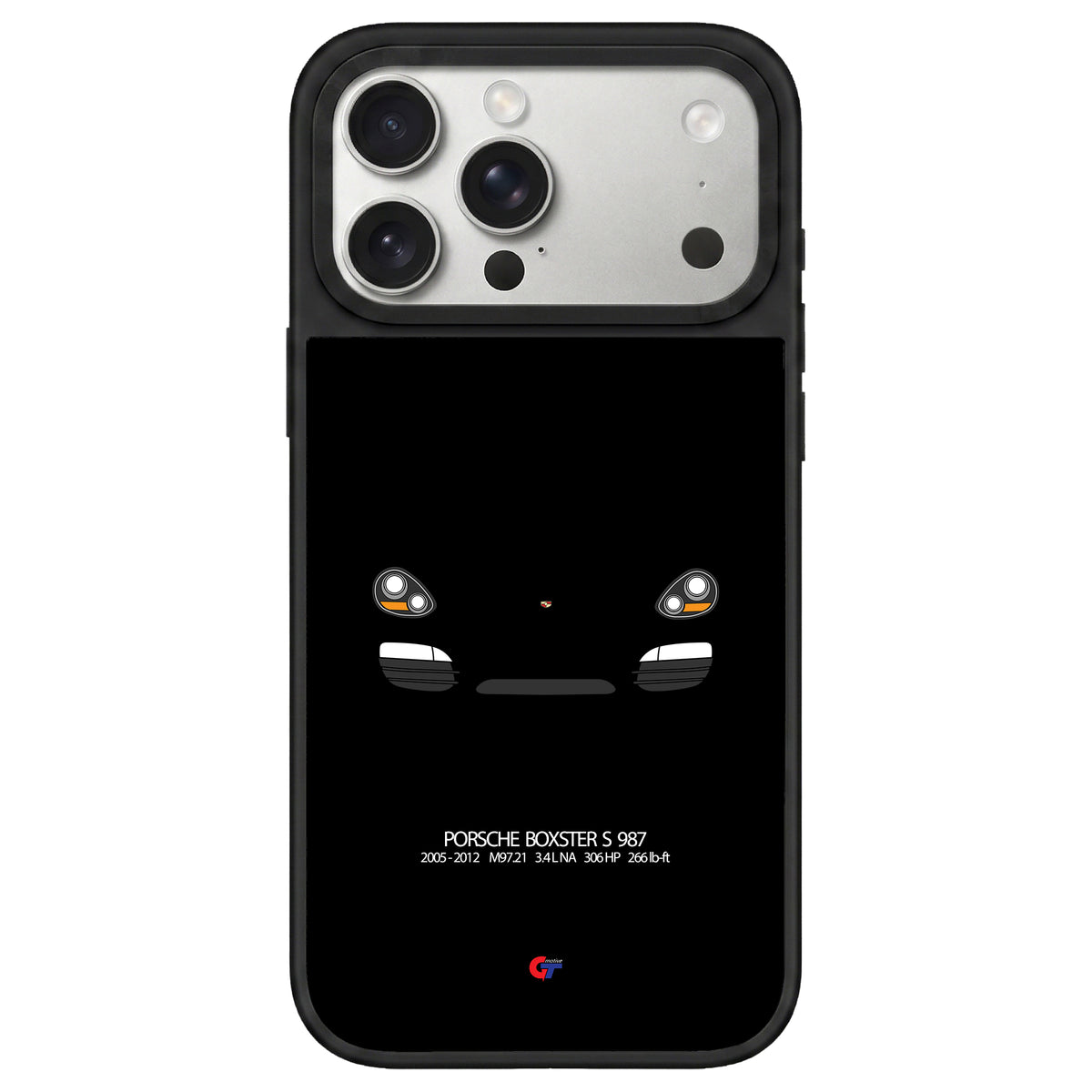 Porsche Boxster 987 iPhone Case-Black-GTmotive Cases