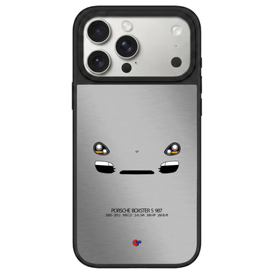 Porsche Boxster 987 iPhone Case-Silver-GTmotive Cases