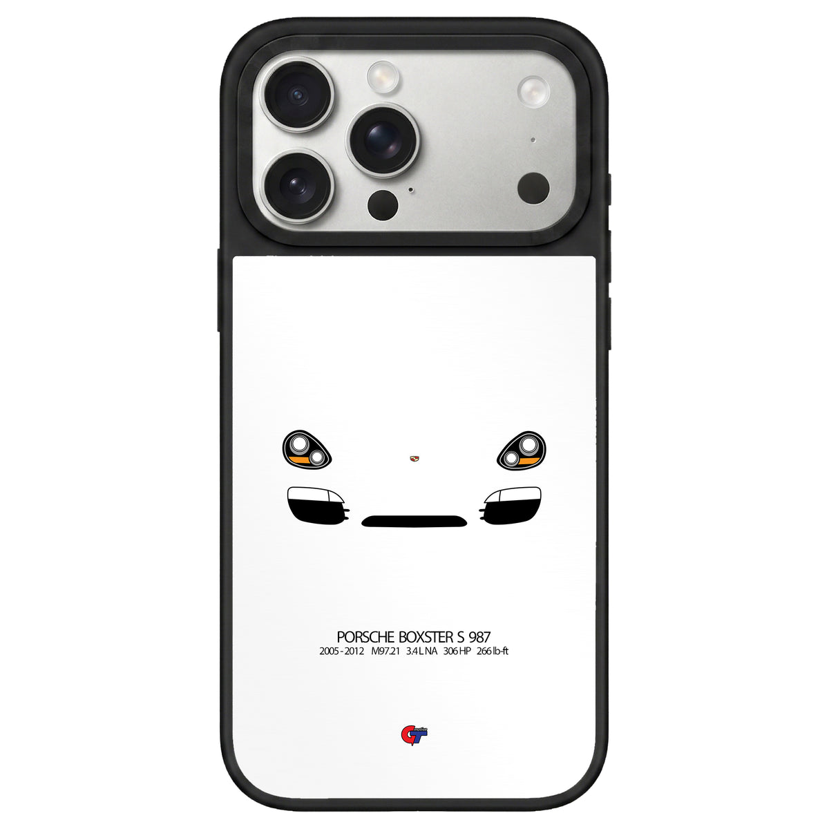 Porsche Boxster 987 iPhone Case-White-GTmotive Cases