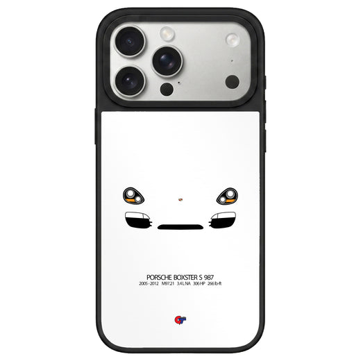 Porsche Boxster 987 iPhone Case-White-GTmotive Cases
