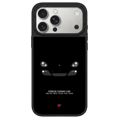 Porsche Cayman 987 iPhone Case-Black-GTmotive Cases
