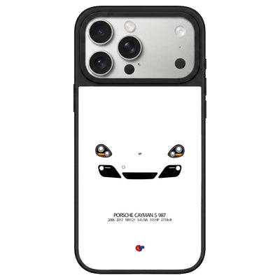 Porsche Cayman 987 iPhone Case-White-GTmotive Cases