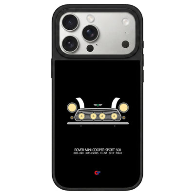 Rover Mini Cooper Sport 500 iPhone Case-Black-GTmotive Cases