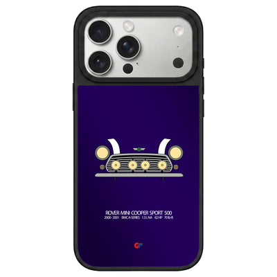 Rover Mini Cooper Sport 500 iPhone Case-Blue-GTmotive Cases