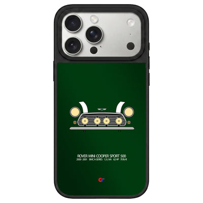 Rover Mini Cooper Sport 500 iPhone Case-Green-GTmotive Cases