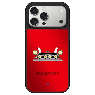 Rover Mini Cooper Sport 500 iPhone Case-Red-GTmotive Cases