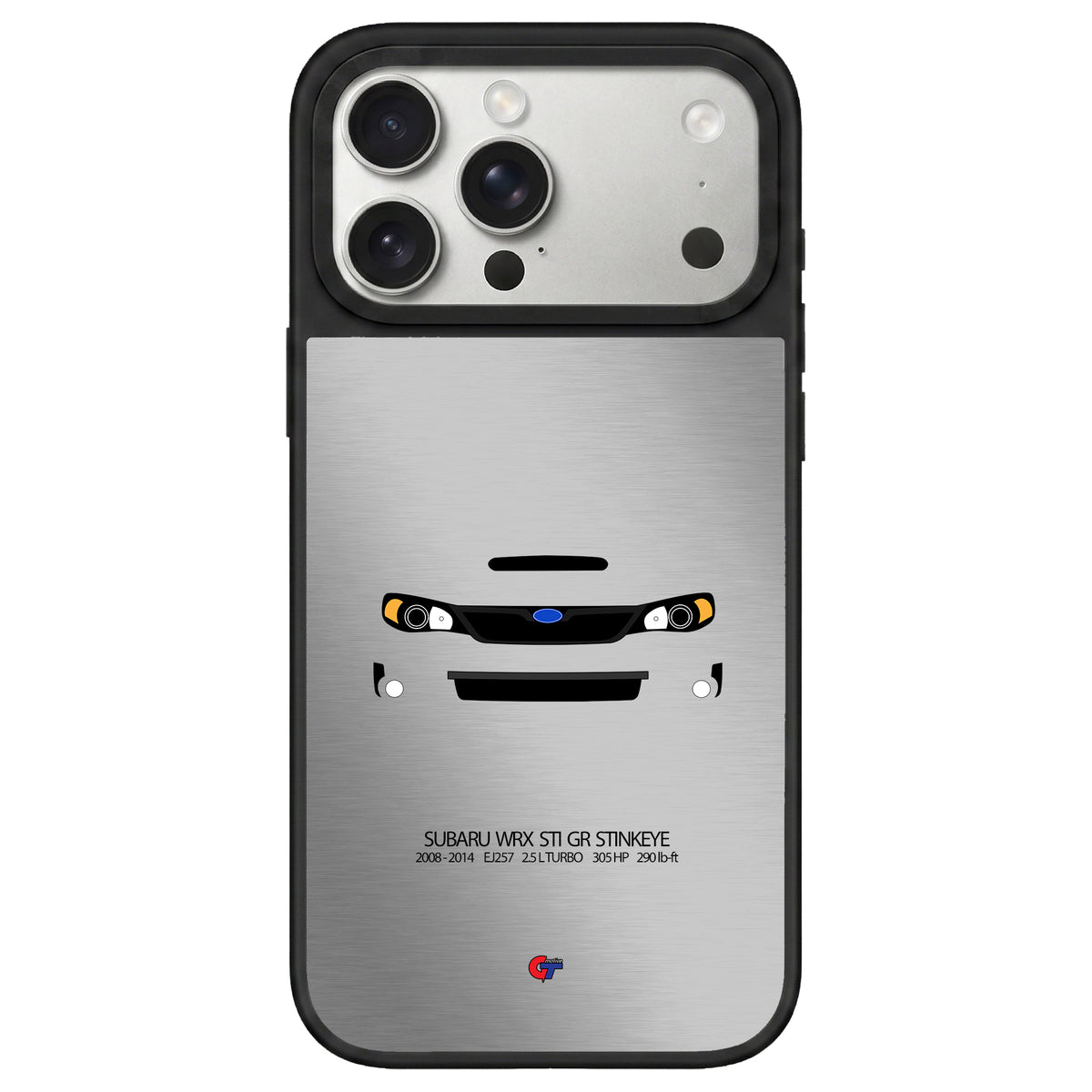 Subaru WRX STI GRB (Stinkeye) iPhone Case-Silver-GTmotive Cases