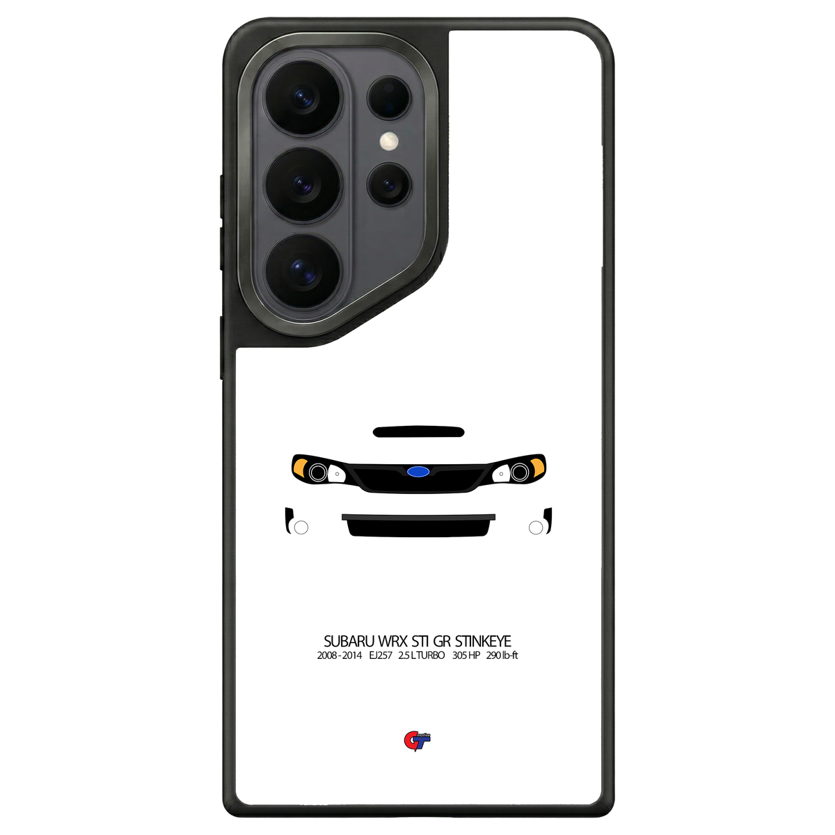 Subaru WRX STI GRB (Stinkeye) Samsung Case-White-GTmotive Cases