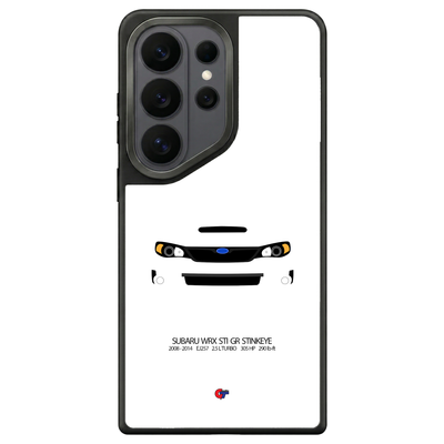 Subaru WRX STI GRB (Stinkeye) Samsung Case-White-GTmotive Cases