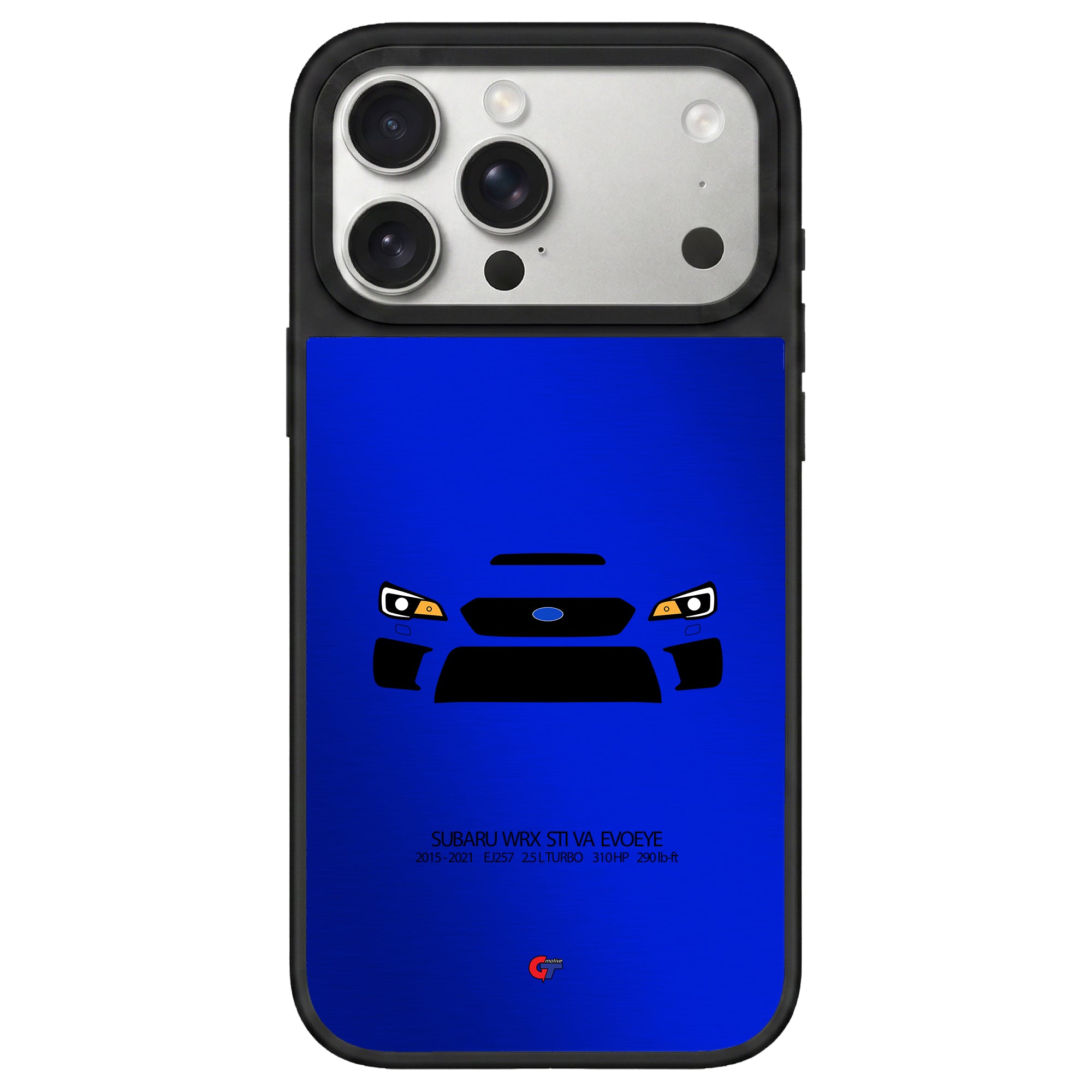 Subaru WRX STI VAB (Evoeye) Facelift iPhone Case-Blue-GTmotive Cases