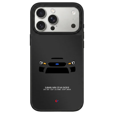 Subaru WRX STI VAB (Evoeye) Facelift iPhone Case-Gray-GTmotive Cases