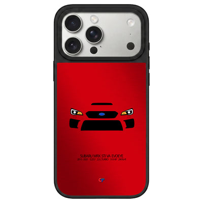 Subaru WRX STI VAB (Evoeye) Facelift iPhone Case-Red-GTmotive Cases