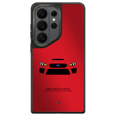 Subaru WRX STI VAB (Evoeye) Facelift Samsung Case-Red-GTmotive Cases
