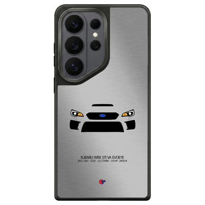 Subaru WRX STI VAB (Evoeye) Facelift Samsung Case-Silver-GTmotive Cases