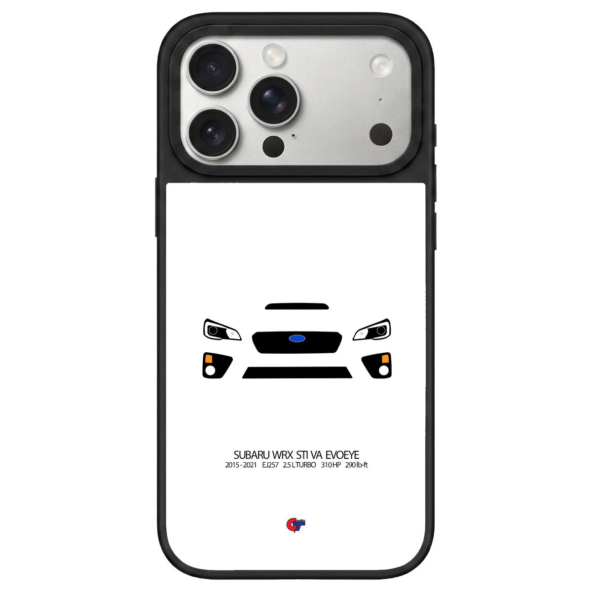 Subaru WRX STI VAB (Evoeye) iPhone Case-White-GTmotive Cases