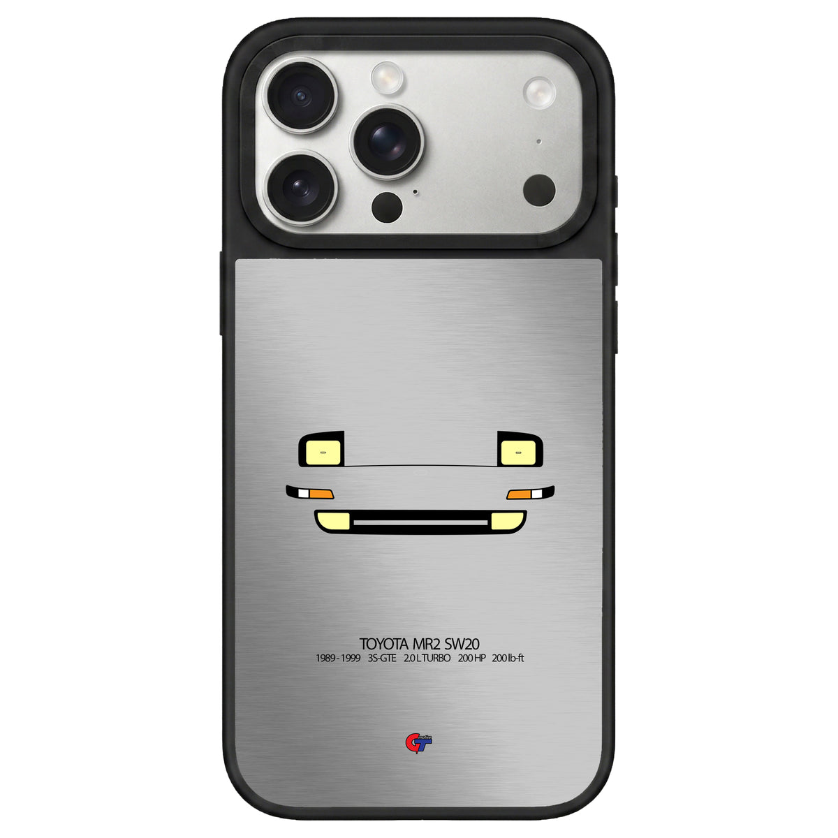 Toyota MR2 SW20 iPhone Case-Silver-GTmotive Cases