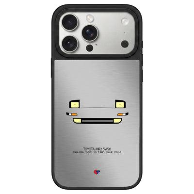 Toyota MR2 SW20 iPhone Case-Silver-GTmotive Cases