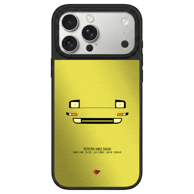 Toyota MR2 SW20 iPhone Case-Yellow-GTmotive Cases