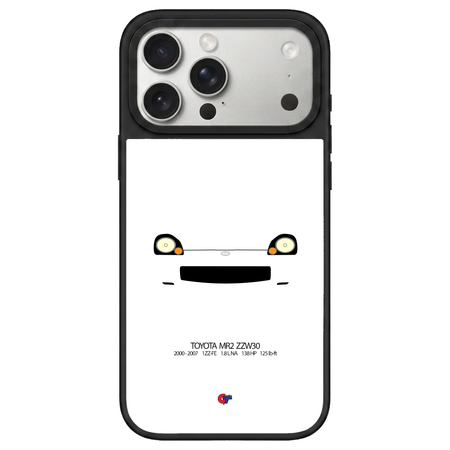 Toyota MR2 ZZW30 iPhone Case-White-GTmotive Cases