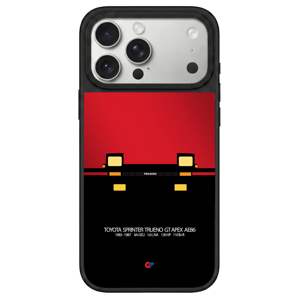 Toyota Sprinter Trueno AE86 iPhone Case-Red-GTmotive Cases
