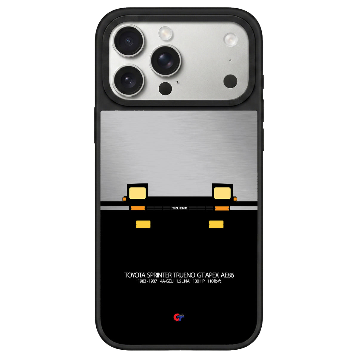Toyota Sprinter Trueno AE86 iPhone Case-Silver-GTmotive Cases