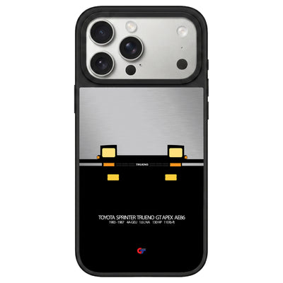 Toyota Sprinter Trueno AE86 iPhone Case-Silver-GTmotive Cases