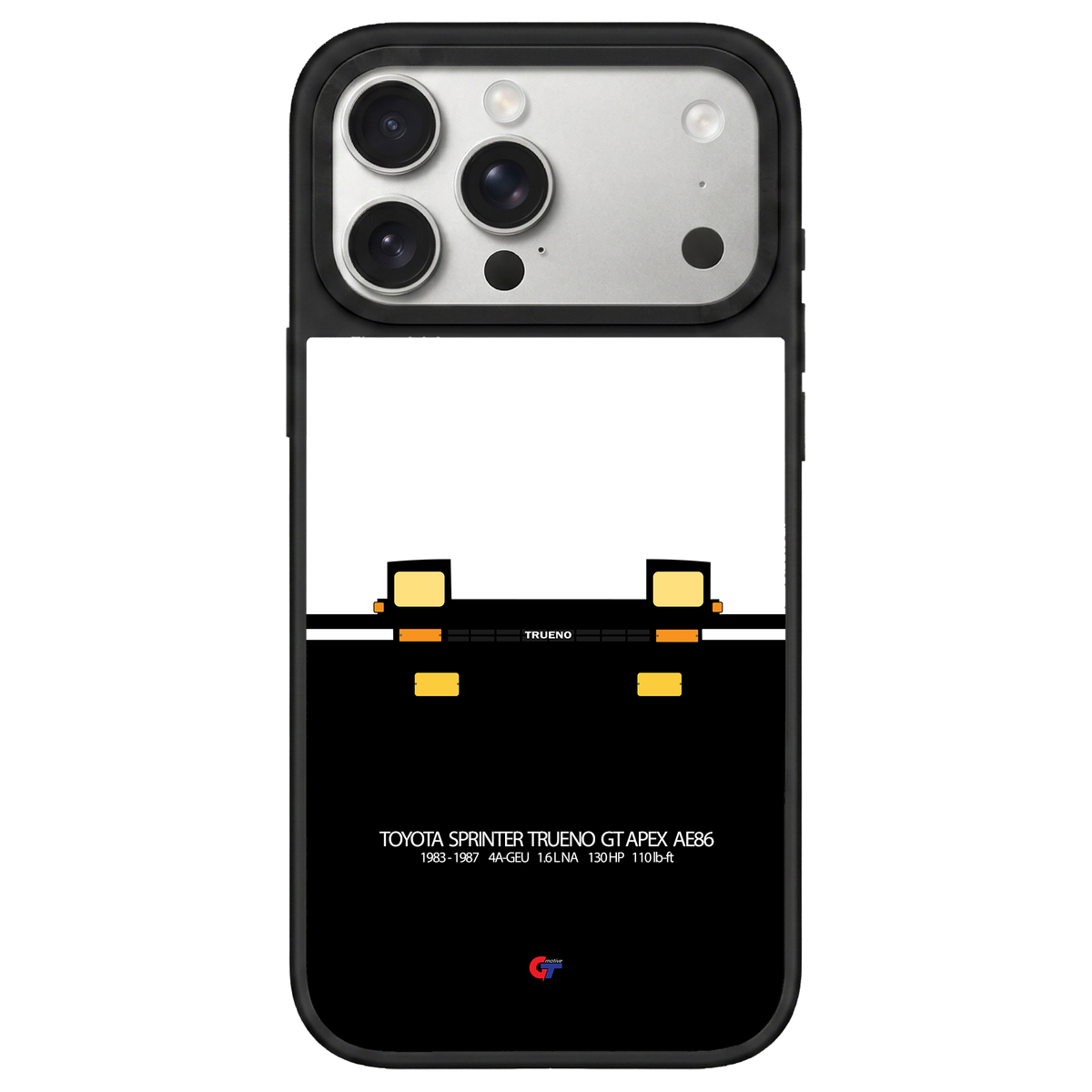 Toyota Sprinter Trueno AE86 iPhone Case-White-GTmotive Cases