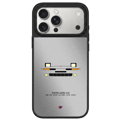 Toyota Supra A70 iPhone Case-Silver-GTmotive Cases