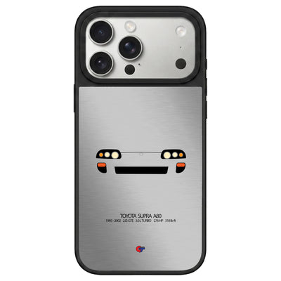 Toyota Supra A80 iPhone Case-Silver-GTmotive Cases