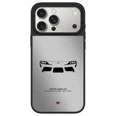 Toyota Supra A90 iPhone Case-Silver-GTmotive Cases