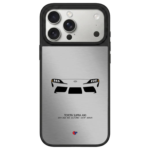 Toyota Supra A90 iPhone Case-Silver-GTmotive Cases
