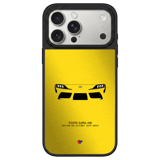 Toyota Supra A90 iPhone Case-Yellow-GTmotive Cases