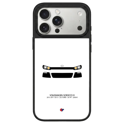 Volkswagen Scirocco R iPhone Case-White-GTmotive Cases