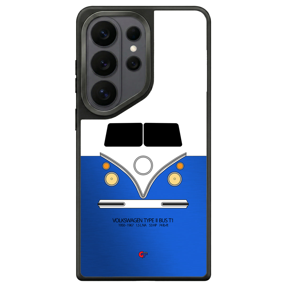 Volkswagen Type II Bus Samsung Case-Blue-GTmotive Cases
