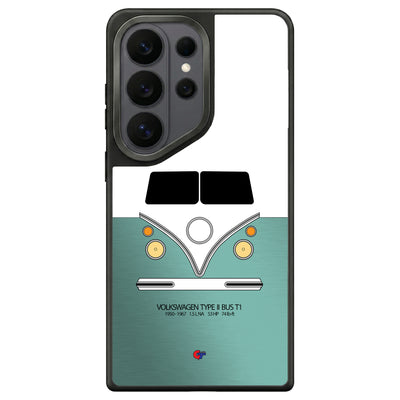 Volkswagen Type II Bus Samsung Case-Teal-GTmotive Cases