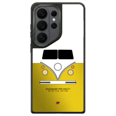 Volkswagen Type II Bus Samsung Case-Yellow-GTmotive Cases
